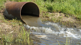 Wastewater Discharge Pipe